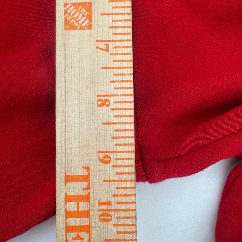 American Apparel Red Fleece Sweatpants XS Made in USA Drawstring Joggers